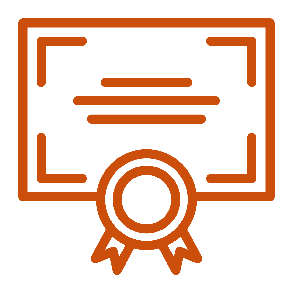 Healthcare certification and accreditation icon